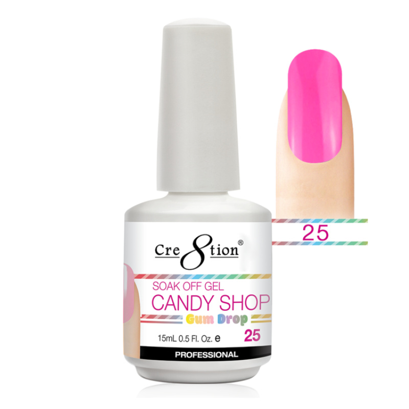 Cre8tion Candy Shop Gum Drop Gel Color 25